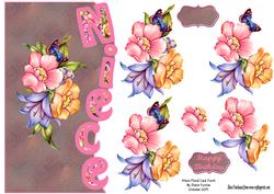 Niece Floral Card Front