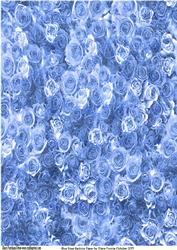 Blue Rose Backing Paper