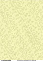 Lemon Teddy Backing Paper