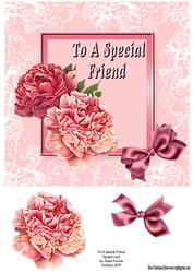Special Friend Square Card