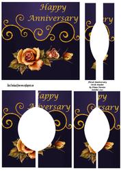 Anniversary Floral Circle Stacker