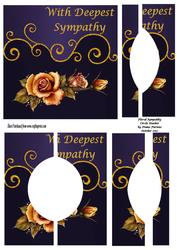 Sympathy Floral Circle Stacker
