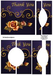 Thanks Floral Circle Stacker