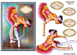 Ballerina Girl Topper