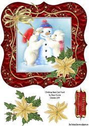 Christmas Bears Card Front