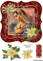Virgin Mary Card Front