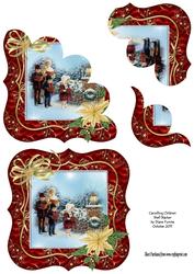 Carolling Children Shell Stacker