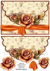 Copper Rose Envelope Card