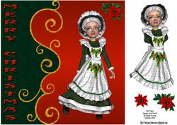 Mrs Claus Square Card Front