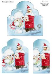 Christmas Post Pyramid Topper