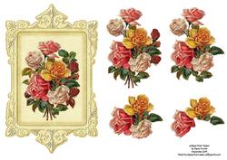 Antque Rose Step by Step Topper