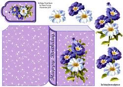 Birthday Floral Book