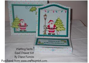 Waiting Santa Easel Drawer Kit