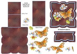 Butterfly Shaped Ease Card