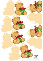 Christmas Bears Gift Tags
