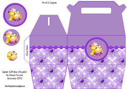 Easter Gift Box (purple)