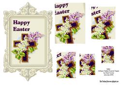 Easter Ornate Twisted Pyramid Topper