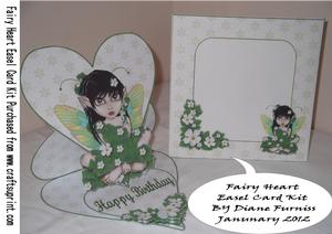 Fairy Heart Easel Card Kit
