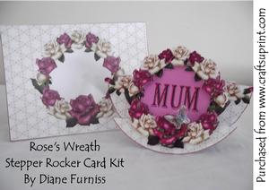 Rose's Wreath Stepper Rocker Card Kit