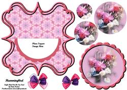 Hummingbird Over the Top Card