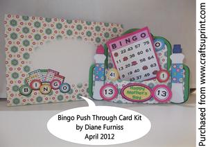 Bingo Push Through Card Kit