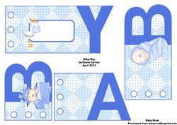 Baby Boy Book Sheet