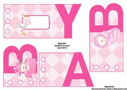 Baby Girl Book Sheet