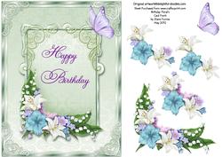 Birthday Florals Card Front