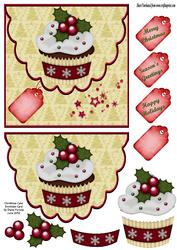 Christmas Cake Envelope Card