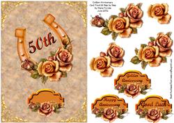 Golden Anniversary Card Front