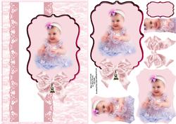 Baby Girl Card Front