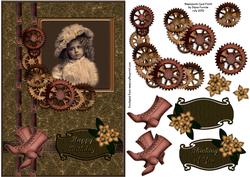 Steampunk Card Front