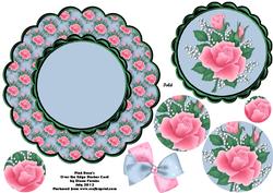 Pink Rose's Rocker Card