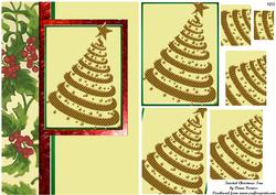 Twisted Christmas Tree Card Front