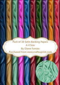 Satin Backing Paper Set