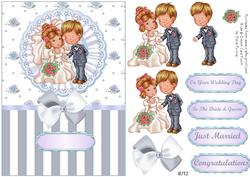 Bride & Groom Card Front