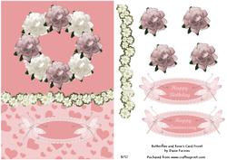 Butterflies & Roses Card Front