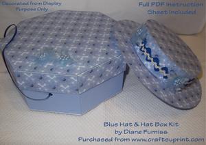 Blue Floral Hat Kit