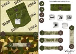Army Guy Card Front