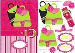 Funky Girl Card Front