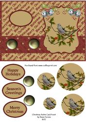 Christmas Robin Card Front