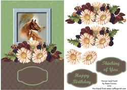 Horses Card Front