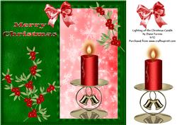 Lighting the Christmas Candle