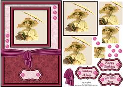Out for a Stroll Card Front & Pyramid