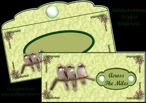 Australian Kookaburras Dl Card Kit