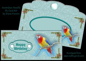 Australian Rosella Dl Card Kit