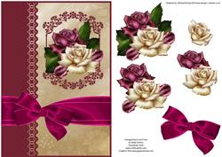 Antique Rose's Card Front