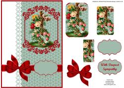 Floral Cross Card Front