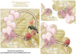 Golden Anniversary Card Front