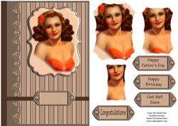 Cover Girl Card Front